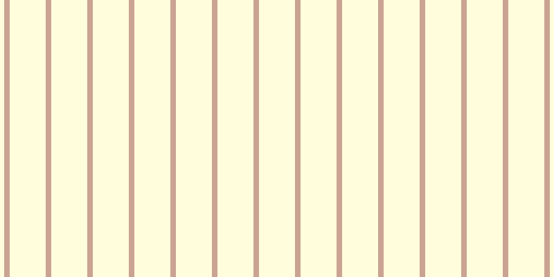 #fffa76 (25%), #caa393 vertical lines, eight pixels wide, fifty-two pixels apart
