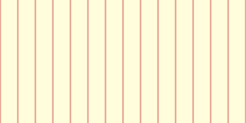 #fffa76 (25%), #eba393 vertical lines, five pixels wide, fifty-two pixels apart