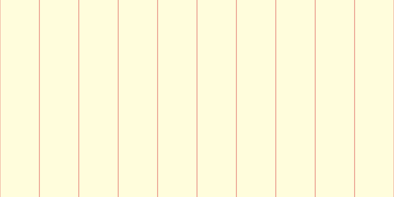 #fffa76 (25%), #eba393 vertical lines, two pixels wide, seventy-eight pixels apart