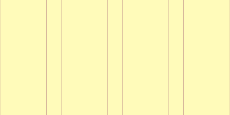 #fffa76 (50%), #caa393 vertical lines, one pixels wide, fifty-two pixels apart