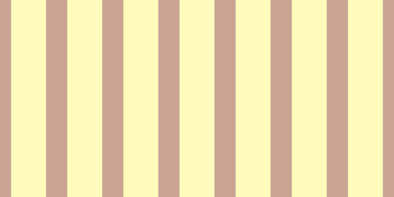 #fffa76 (50%), #caa393 vertical lines, forty-three pixels wide, seventy-one pixels apart