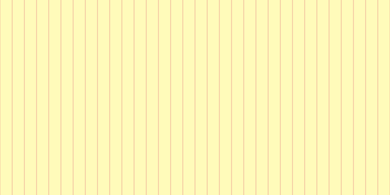 #fffa76 (50%), #eba393 vertical lines, one pixels wide, twenty-four pixels apart
