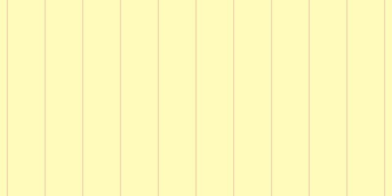 #fffa76 (50%), #eba393 vertical lines, one pixels wide, seventy-six pixels apart