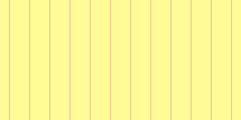 #fffa76 (75%), #eba393 vertical lines, two pixels wide, sixty-five pixels apart