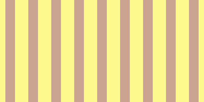 #fffa8d, #caa393 vertical lines, thirty-eight pixels wide, fifty-two pixels apart