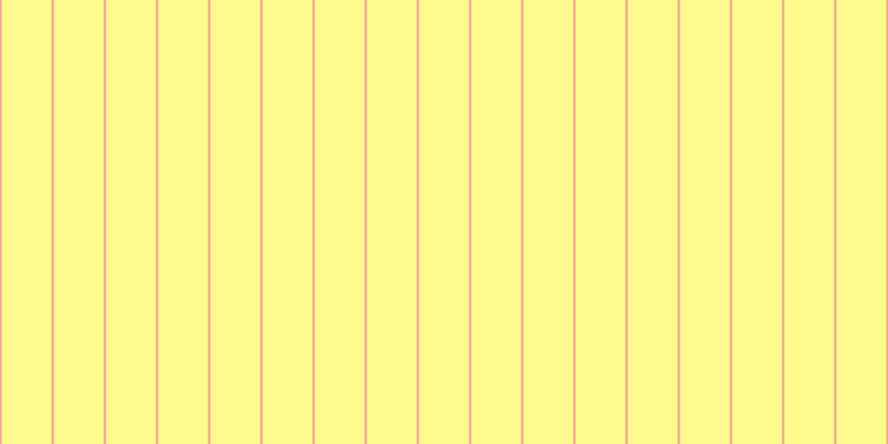 #fffa8d, #eba393 vertical lines, two pixels wide, forty-five pixels apart