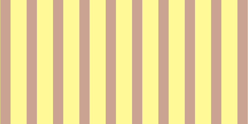 #fffa97, #caa393 vertical lines, thirty-three pixels wide, fifty-two pixels apart