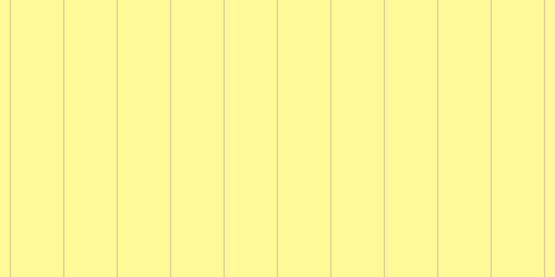 #fffa97, #caa393 vertical lines, one pixels wide, seventy-six pixels apart