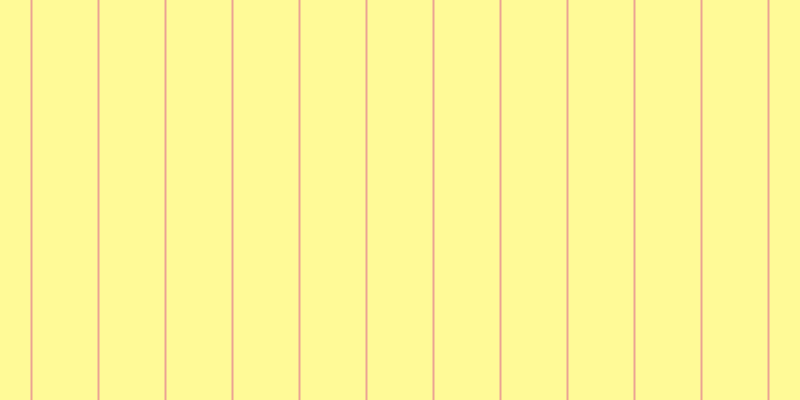 #fffa97, #eba393 vertical lines, two pixels wide, sixty-five pixels apart