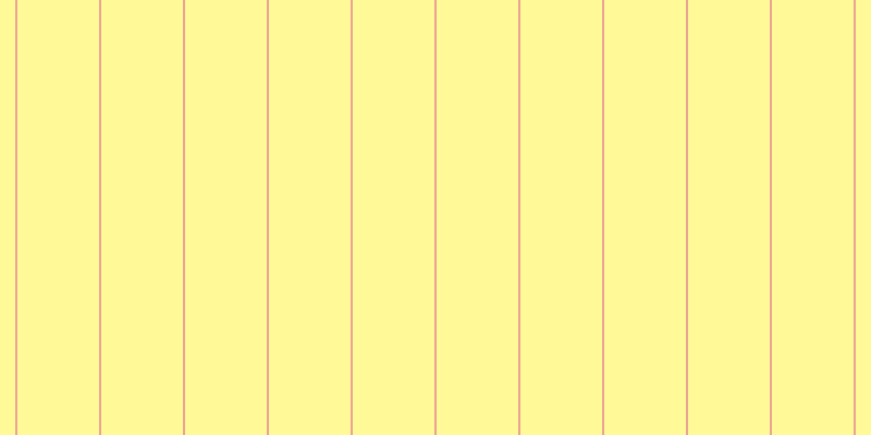 #fffa97, #eba393 vertical lines, two pixels wide, seventy-five pixels apart