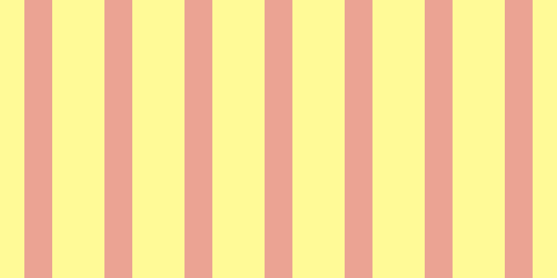 #fffa97, #eba393 vertical lines, forty pixels wide, seventy-five pixels apart