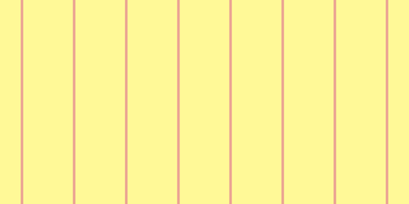 #fffa97, #eba393 vertical lines, five pixels wide, ninety-seven pixels apart
