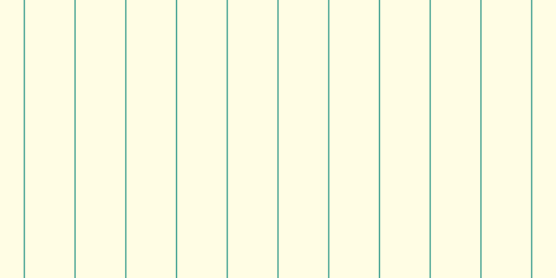 #fffa97 (25%), #46a393 vertical lines, two pixels wide, seventy-one pixels apart