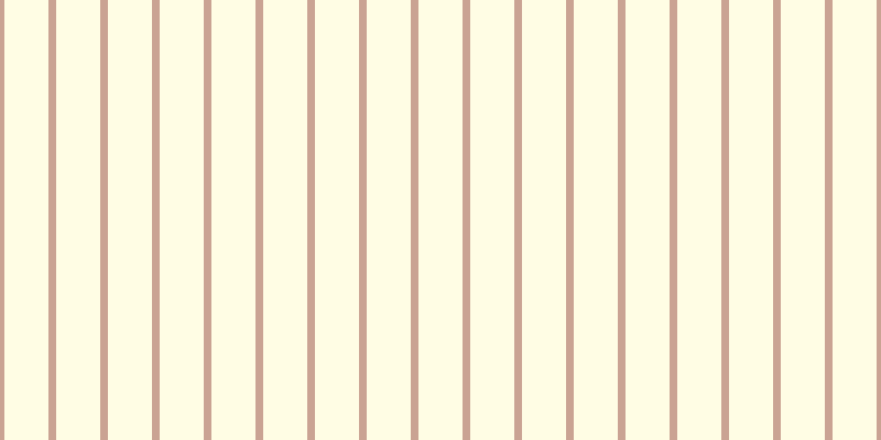 #fffa97 (25%), #caa393 vertical lines, seven pixels wide, forty pixels apart