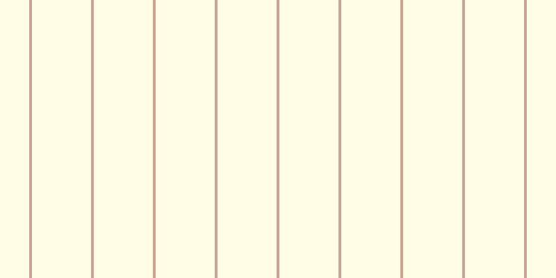 #fffa97 (25%), #caa393 vertical lines, four pixels wide, eighty-five pixels apart