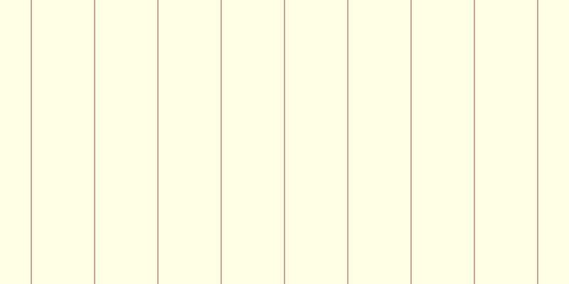 #fffa97 (25%), #caa393 vertical lines, two pixels wide, eighty-seven pixels apart