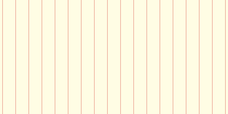 #fffa97 (25%), #eba393 vertical lines, two pixels wide, forty-four pixels apart