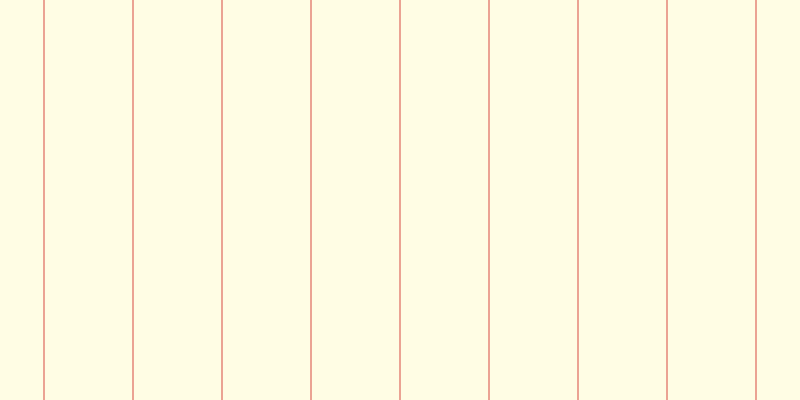 #fffa97 (25%), #eba393 vertical lines, two pixels wide, eighty-seven pixels apart