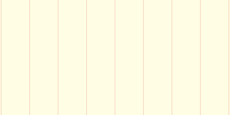 #fffa97 (25%), #eba393 vertical lines, one pixels wide, ninety-eight pixels apart