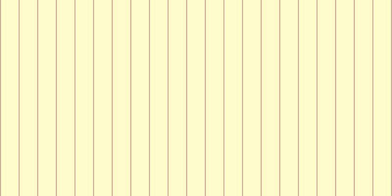 #fffa97 (50%), #caa393 vertical lines, two pixels wide, thirty-six pixels apart