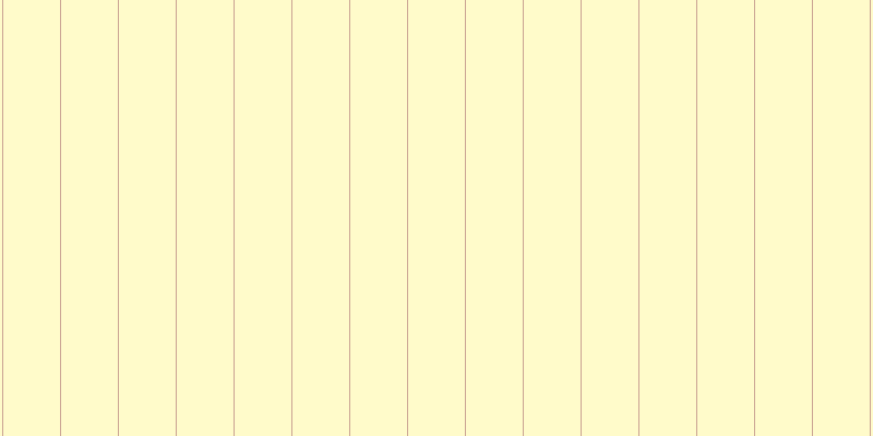 #fffa97 (50%), #caa393 vertical lines, one pixels wide, fifty-two pixels apart