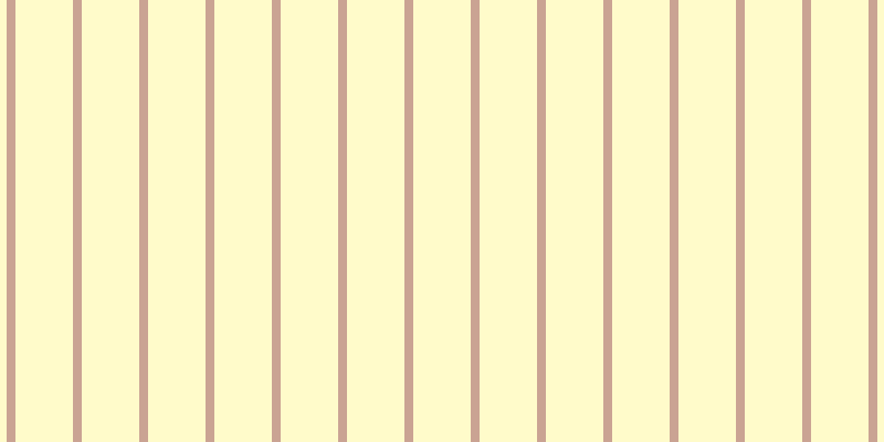 #fffa97 (50%), #caa393 vertical lines, eight pixels wide, fifty-two pixels apart