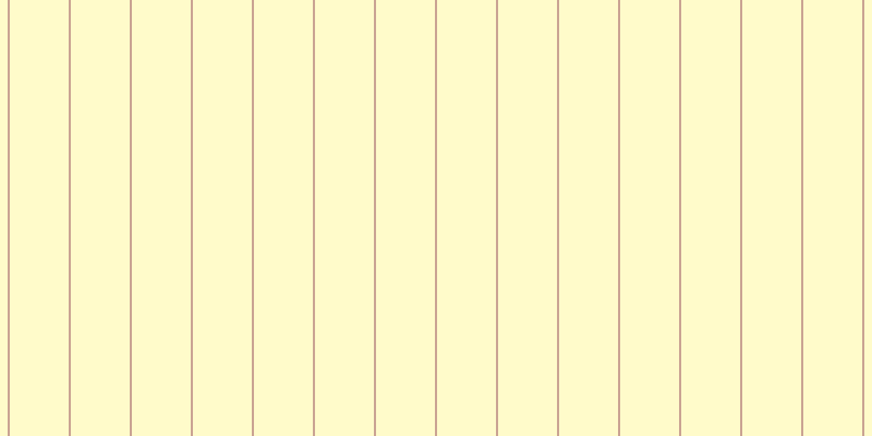 #fffa97 (50%), #caa393 vertical lines, two pixels wide, fifty-four pixels apart