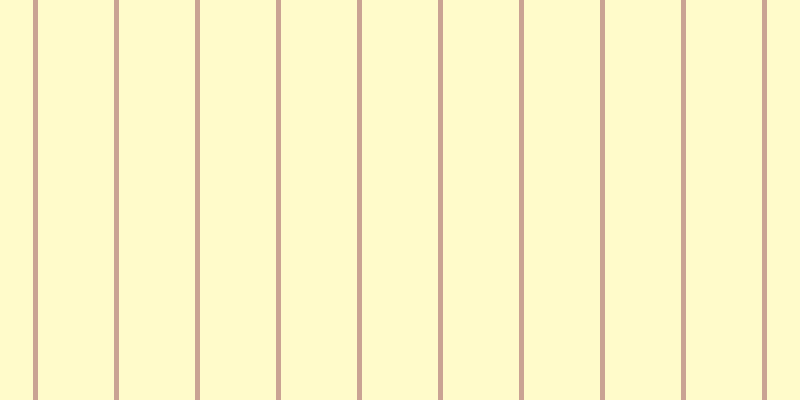 #fffa97 (50%), #caa393 vertical lines, five pixels wide, seventy-six pixels apart