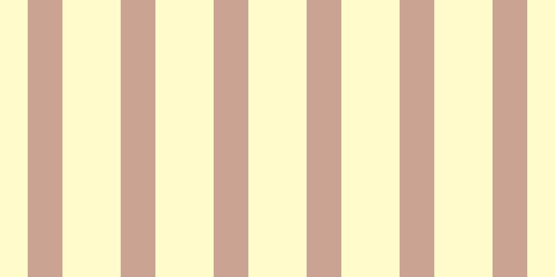 #fffa97 (50%), #caa393 vertical lines, fifty pixels wide, eighty-four pixels apart