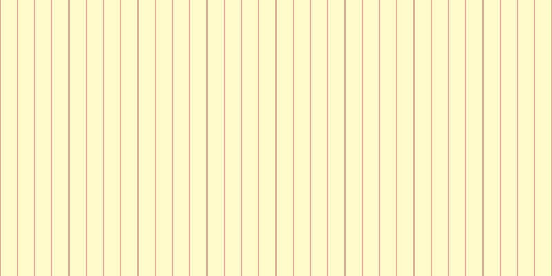 #fffa97 (50%), #eba393 vertical lines, two pixels wide, twenty-three pixels apart