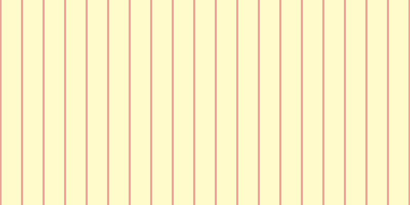 #fffa97 (50%), #eba393 vertical lines, four pixels wide, thirty-eight pixels apart
