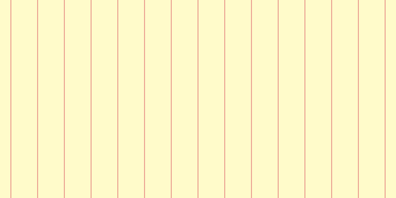 #fffa97 (50%), #eba393 vertical lines, two pixels wide, fifty-two pixels apart
