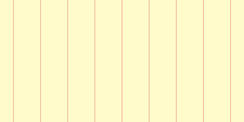 #fffa97 (50%), #eba393 vertical lines, two pixels wide, eighty-seven pixels apart