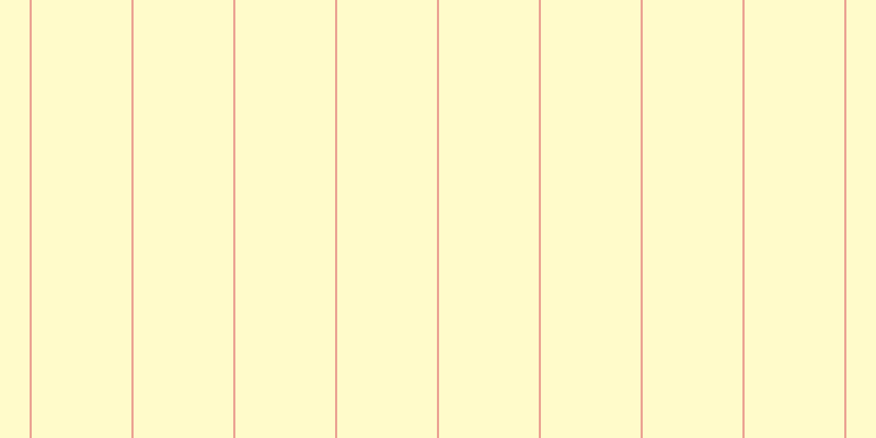 #fffa97 (50%), #eba393 vertical lines, two pixels wide, ninety-one pixels apart