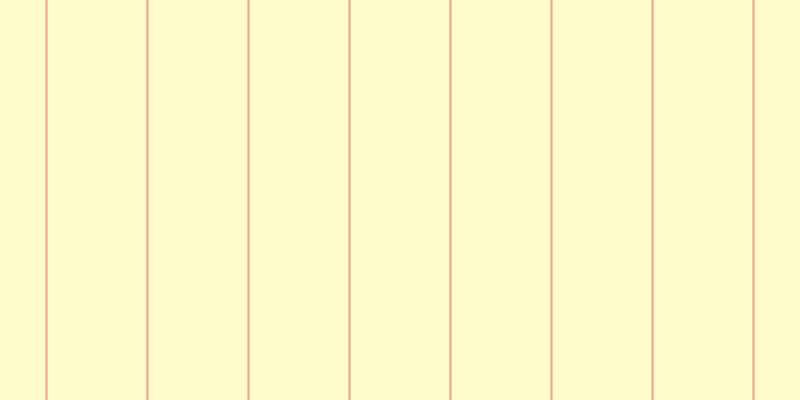 #fffa97 (50%), #eba393 vertical lines, two pixels wide, ninety-nine pixels apart