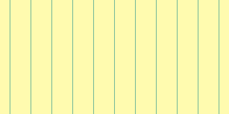 #fffa97 (75%), #46a393 vertical lines, two pixels wide, seventy-one pixels apart