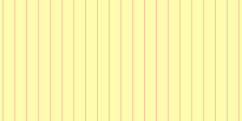 #fffa97 (75%), #eba393 vertical lines, two pixels wide, thirty-seven pixels apart