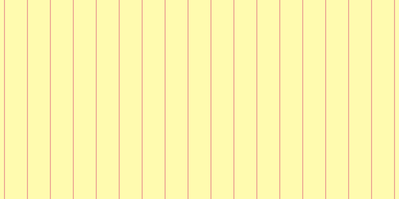 #fffa97 (75%), #eba393 vertical lines, two pixels wide, forty-four pixels apart