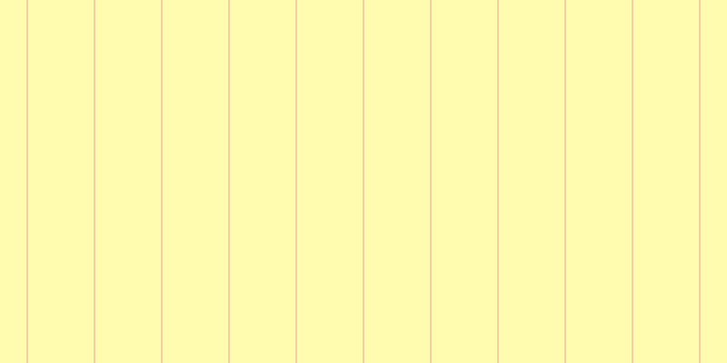 #fffa97 (75%), #eba393 vertical lines, one pixels wide, seventy-three pixels apart