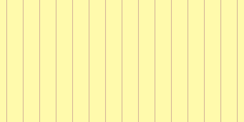 #fffaac, #caa393 vertical lines, two pixels wide, fifty-two pixels apart