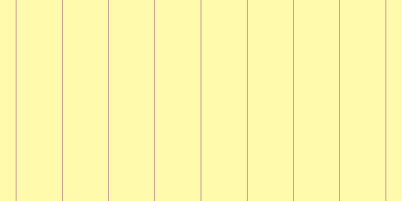 #fffaac, #caa393 vertical lines, two pixels wide, ninety pixels apart