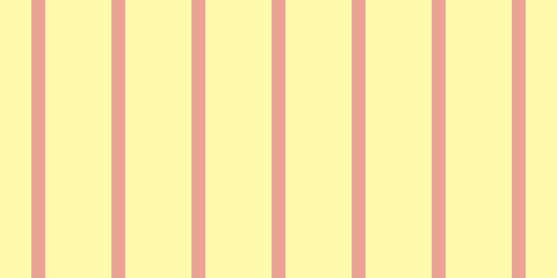 #fffaac, #eba393 vertical lines, twenty pixels wide, ninety-five pixels apart