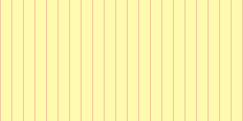 #fffaae, #eba393 vertical lines, two pixels wide, thirty-six pixels apart