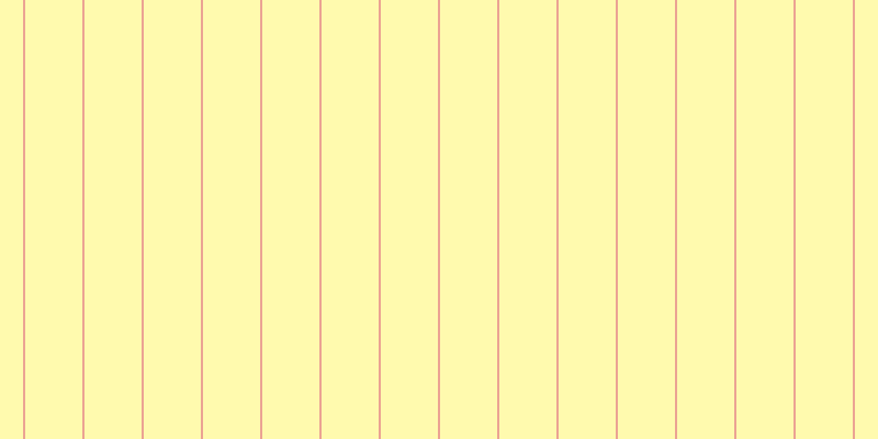 #fffaae, #eba393 vertical lines, two pixels wide, fifty-two pixels apart