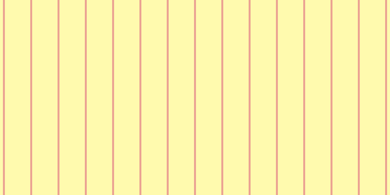 #fffaae, #eba393 vertical lines, four pixels wide, fifty-two pixels apart