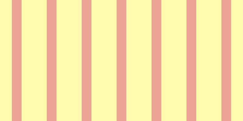 #fffaae, #eba393 vertical lines, thirty-two pixels wide, eighty-three pixels apart