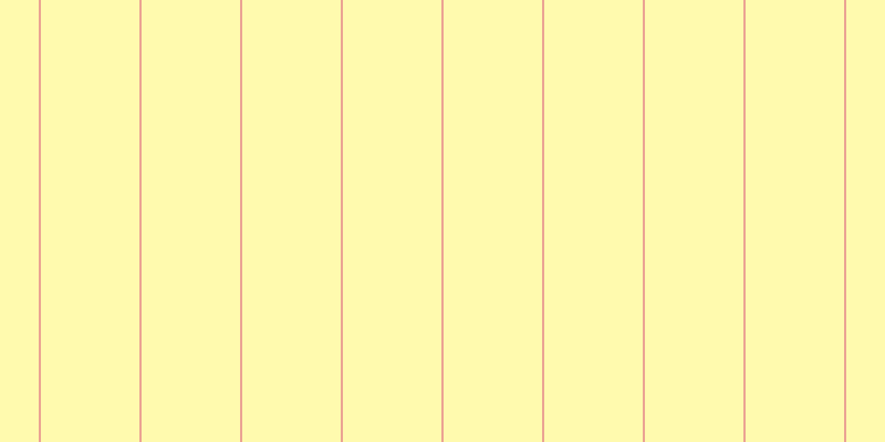 #fffaae, #eba393 vertical lines, two pixels wide, eighty-nine pixels apart