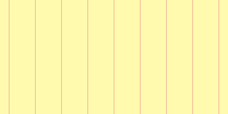 #fffaae, #eba393 vertical lines, two pixels wide, ninety pixels apart