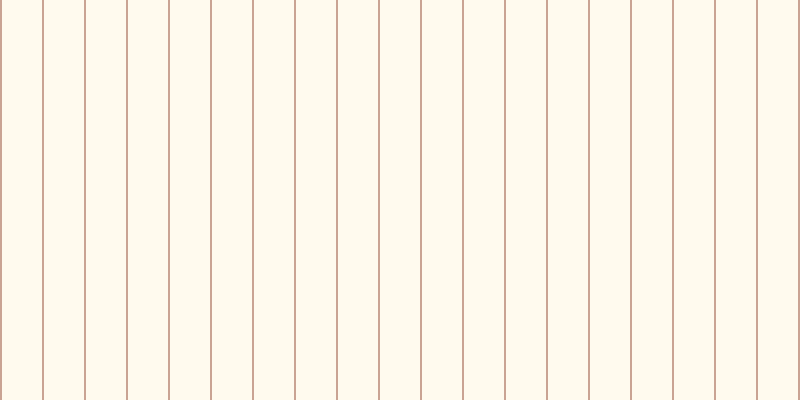 #fffaee, #caa393 vertical lines, two pixels wide, forty pixels apart