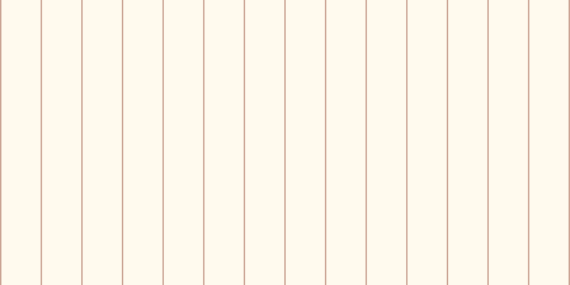 #fffaee, #caa393 vertical lines, two pixels wide, fifty-five pixels apart